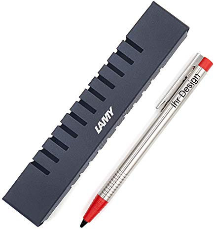 Lamy Druckbleistift logo matt Modell 105, rot, mit Gravur (Lasergravur), V60