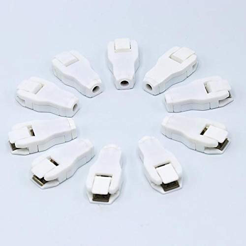 Sino-K Multi-Use EKG/EKG Elektroden-Clips für 3.0/4.0/Snap/Greifer/Tab, 10 Stück
