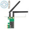 Wireless PCIE WiFi Card, PCIe Network Adapter Card for Desktop PC 300Mbps(2.4G), Internal Network WiFi Adapter for XP/WIN 7-64/64