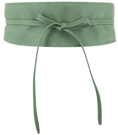 FASHIONGEN - Damen gürtel, Taillengürtel, Bindgürtel, Obi gürtel MICA - Khaki, 2XL
