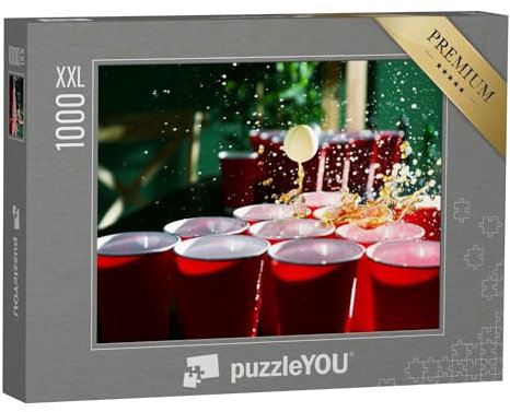 Puzzle 1000 Teile XXL „Bier-Pong“ – aus der Puzzle-Kollektion Getränke