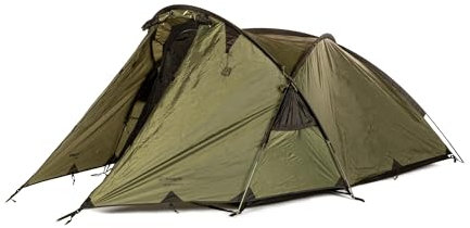 Snugpak Scorpion 3 IX WGTE DREI-Personen-Zelt – Campingzelt mit Fly-First Pitch, 5000 mm Wassersäule, No-See-Um Mesh, Leichte Aluminiumstangen – Wetterfestes Zelt mit geräumigem Innenraum