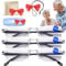UIRPK Autozoom-Brille FüR Presbyopie, Automatische Zoom Lesebrille,Zoom Brille, Intelligente Zoom Lesebrille, Intelligente Zoom Brille, Autozoom Brille FüR Presbyopie (3 Satz,2.0 X)