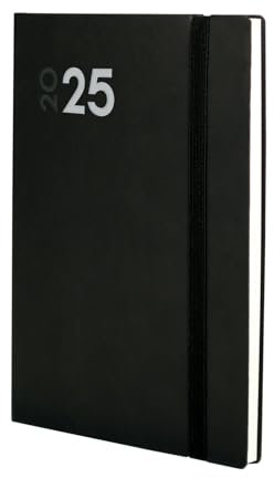 Finocam - Terminplaner Dynamic Mara 2025 Wochenansicht Vertikal Januar 2025 bis Dezember 2025 (12 Monate) Schwarz International