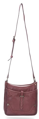 Frye Damen Campus Crossbody Umhängetasche, Burgunder