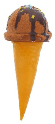 VICASKY Ice Cream Fridge Magnet Simulation Ice Cone Magnet Decorative Realistic for Kitchen Refrigerator Photoing Decoration