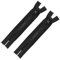 KGDUYC 2pcs 30 cm Separazione Giacca Zipper per Cucire Cappotti Giacca Zipper Nero A Forma di Plastica Zipper Bulk Tailor DIY Strumenti di Cucire per Indumento, Borse(#5)