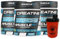 MuscleFit Pack 3 Creatina Monohidrato Micronizada + Shaker (Regalo) | Sin Sabor 300g | Sello de calidad garantizado | 3g dosis diaria