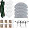 Accessoires pour robots aspirateurs Cecotec pour Conga 7490 pour Ultimate Home Brosse latérale principale, filtre serpillères, tampons, sacs à poussière
