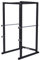GORILLA SPORTS® Power Rack - 15-fach Verstellbar, Klimmzugstange, Hantelablage - Squat Rack, Kraftstation für Zuhause, Power Cage, Fitnessstation, Krafttraining, Home Gym (Schwarz)