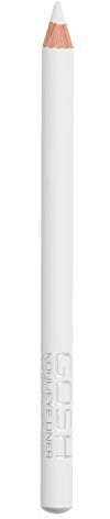 GOSH Kohl/Eyeliner & Kajal 2 in 1 Schminkstift I auch als Lidschatten geeignet I mit pflegendem Vitamin E I einfaches Auftragen auf oberes & unteres Augenlid I vegan & parfümfrei I White