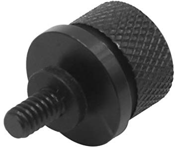 sourcing map Black Aluminium Alloy Motorcycle Seat Mount Bolt Screw Cap Nut for Harley Davidson