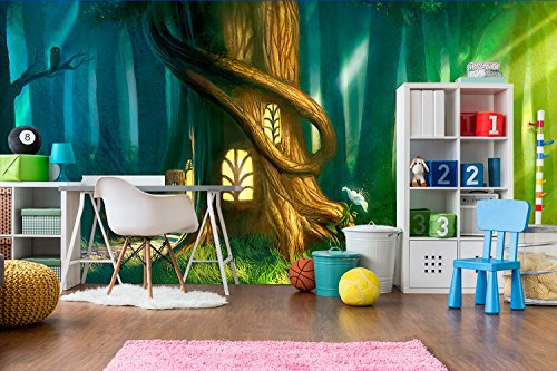 Photographic Vinyl Wallpaper and Wall Tree House | fotomural for Walls | Tattoo | Mural | Wallpaper | Several Measures | Decoration Dining Rooms, Rooms, Rooms... 200x150cm
