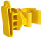 AKO 25x T-Pfosten Weidezaunband Clip Isolator, gelb - Verbessertes Clip System - Einfaches Anklippen am T-Post - Für Weidezaunband bis 50mm