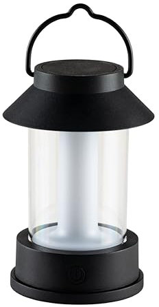 Schlaraffenland LED Outdoor Laterne LUZ TOUCH | Ø11,5x17,5 cm | laternen für draußen | Mit Dimmerfunktion | Witterungsbeständig | Benötigt 3 Batterien AA | Deko Garten