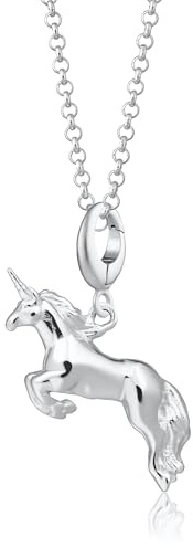 Lily Charmed - Unicorn Pendant Necklace 925 Sterling Silver or 18ct Gold Plated with 18 Inch Chain