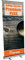 Roll Up Premium Plus | Rollup ohne Banner, ohne Druck | einseitiges Alu Roll-Up, Silber eloxiert | inkl. Tragetasche | Rollup Banner Bannerdisplay Werbebanner Aufsteller für Werbung (100cm x 200cm)