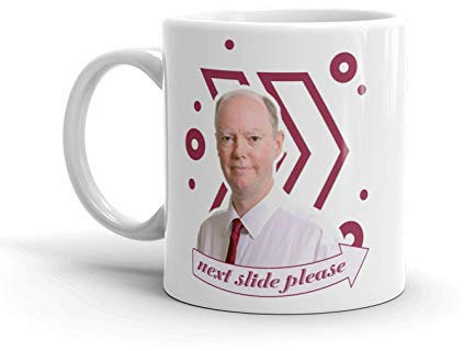 Funny Chris Whitty Mug – “Next Slide Please” Novelty Lockdown Gift – Cheeky Mug for NHS Fans, Political Banter, Secret Santa – Appreciation Gift for Colleagues or Friends – 11oz