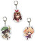 ROSETOR Lot de 3 porte-clés Genshin Impact en acrylique avec personnages de jeu et cosplay, claire, taille unique