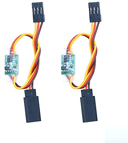 CENPEK 2 Stück RC Servo Signal Reverser 2,4 V auf 24 V 5 A Rotationswechselrichter für Flugzeug, Flugzeug, Lenkgetriebe, Servos