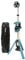 Makita LED-Baustrahler DML814 (Arbeitsleuchte mit Stativ, Lichtstrom 3000 / 1700 / 900 Lumen, 12 leuchtstarke LED, 3 Stufen) DEADML814