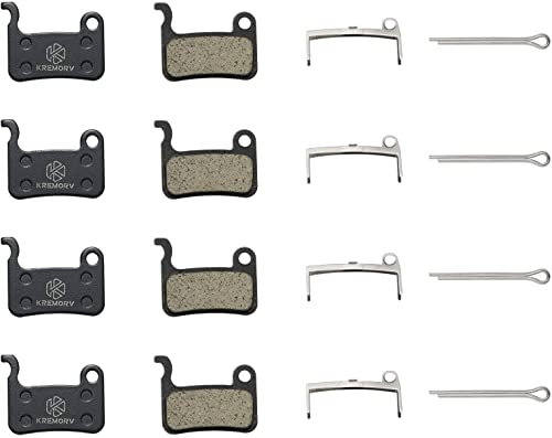 KREMORV Bremsbeläge für Shimano Deore XT XTR LX SLX Hone Alfine Saint 4 Paar Scheibenbremsbeläge für Shimano A01S M06 M07 M07Ti M07S Ashima APV PCB TRP Dash