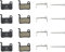 KREMORV Bremsbeläge für Shimano Deore XT XTR LX SLX Hone Alfine Saint 4 Paar Scheibenbremsbeläge für Shimano A01S M06 M07 M07Ti M07S Ashima APV PCB TRP Dash