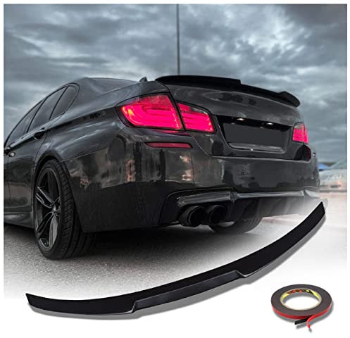 Kofferraumspoiler passend für BMW 5er F10 2010-2016 520i 528i 530i 535i 550i Heckspoiler Kofferraumspoiler Glänzend Schwarz M4 Look