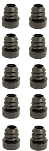 cyclingcolors 10x embout de pied à ailettes tube bouchon capuchon insert plastique meuble table chaise fauteuil (18mm)
