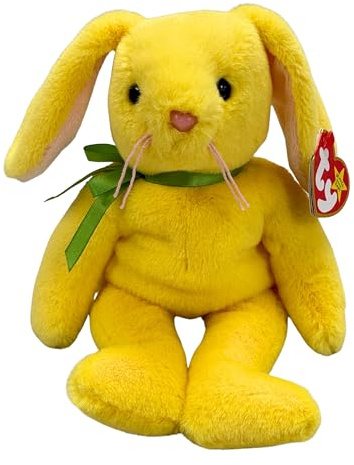 TY Yellow Bunny II Orig Beanie Babies 0 - STK