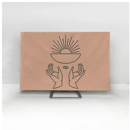 Schutzhülle für den Fernseher Display-Staubschutz, TV-Staubschutz, Stoff, 32–75 Zoll, einfach und modern für Flachbildfernseher ( Color : 10 , Size : 19 inch )