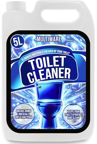 MultiWare Toilet Cleaner 5L | Caravan Toilet Chemicals | Toilet Fluid Rinse | Disinfectant & Cleaner | Formaldehyde Free Cleaning Formulation | Easy & Safe To Use | Kills 99.9% Of Germs (1)