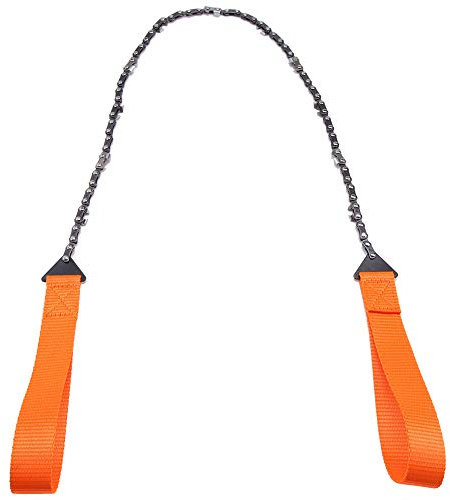 Portable Handheld Survival Chain Saw Emergency Chainsaw with Bag, Surial Camping Hiking Tool, Manual Chain Saw with Bag, Camping Hiking Tool for Firewood Cutting