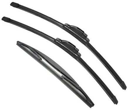 Car Windscreen Wiper Para Peu&geot 4007 2007-2012 Escobillas delanteras y traseras Accesorios para parabrisas Escobillas de limpiaparabrisas de goma dobles para coche De Limpiaparabrisas Coche(3 wiper