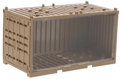 JOINPAYA Vitrine Transparente pour Objets De Collection Boîte De Présentation Plastique Rangement De Bureau pour Figurines Et Blocs De Construction