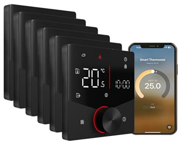 Qiumi Smart Matter Water Heating Thermostat Works with Alexa Google Home Homekit Apple Home,Tuya Platform with Matter Protocol