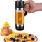 Distributeur de Miel 350ml, Verre Borosilicaté Haute Qualité Conception Anti-goutte pour le Miel, le Sirop d'Erable, le Sirop de Café Facile à Nettoyer Convient pour la Cuisine (Noir)
