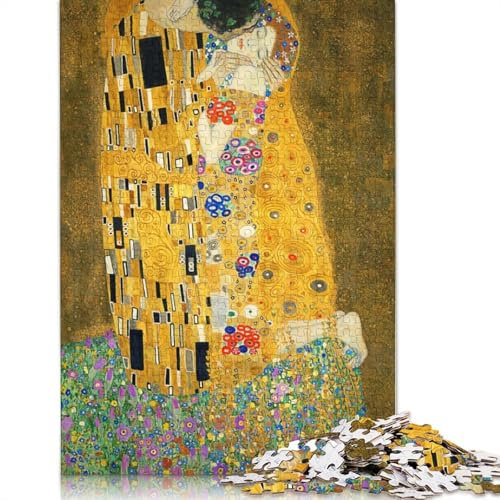 520-teiliges Puzzle für Erwachsene, „The Kiss“, Holzpuzzle, Denksportaufgabe, Puzzle, Spielzeug, Spiel, 520 Teile (52 x 38 cm)