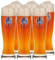 Hofbräuhaus München Original Weizenbiergläser Elegante – Set mit 6 Stück à 0,5 l mit HB-Logo | Bierglas 0,5 l als Biergeschenk für Männer und tolle Bier-Geschenkideen (6 Stück, 0,5 Liter)