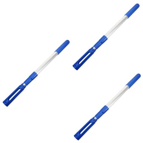 BESTonZON 3stücke Pool Zubehör Teleskopstange Einstellbare Verbindung Für Schwimmbadnetz Erweiterbar Geeignet Für Von Aquapflanzen Fischen Und Schmutz