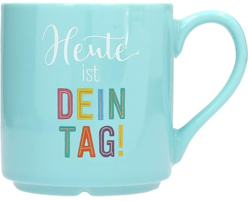 Depesche 0013594-031 Lieblingsbecher Motiv Nr. 31, Henkeltasse mit Spruch, 300 ml, aus Porzellan, teilweise mit Goldfolie und Innendruck
