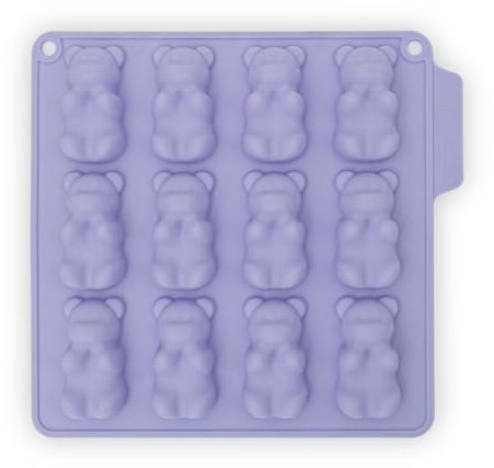 CÉCOA • Moule Silicone Mini Oursons 5 cm • 12 Cavités • Guimauve, Chocolat, Gâteau • Sans BPA • Anti-Adhésif • -40°C à +230°C • Moule Gâteau, DIY, Pâtisserie Maison, Bonbons, Enfants, Anniversaire