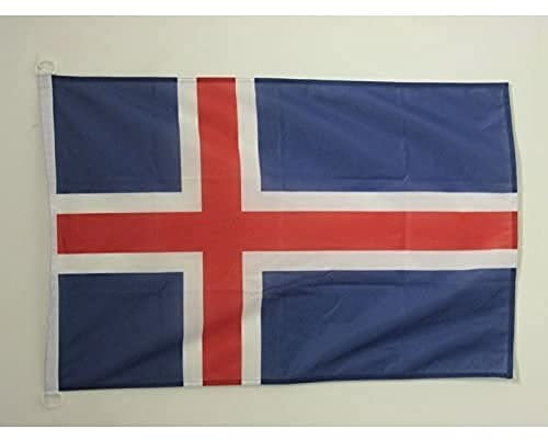 AZ FLAG - Flagge Island - 150x90 cm - Isländische Fahne 90 x 150 Cm Aussenverwendung - Flaggen