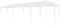 vidaXL Tente de Réception 3x9 m PE Blanc Tonnelle Pavillon Chapiteau de Jardin