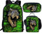 chaqli Schulrucksack Jungen Beliebte Schulbuchtasche Set, Dinosaurier Schultasche + Lunch Tote Bag + Federmäppchen mit 3 Stück