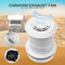 Exhaust Cooling Fan - MASO Car 12V RV Motorhome Roof Vent Ventilation Cooling Exhaust Fan Noiseless Energy-saving for Homes Trailer Travel Caravan （Fan Shell + Fan ）