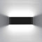 KAWELL 20W Modern Wandlampe LED Wandleuchte Up Down Aluminium Wandbeleuchtung Wasserdicht IP65 Innen Außen für Schlafzimmer Badezimmer Wohnzimmer Flur Treppen Korridor, Schwarz 6000K