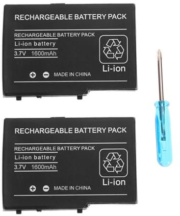 GHBOTTOM Batterie lithium-ion rechargeable professionnelle 2000 mAh 3 7 V + kit d'outils compatible avec DSL Lite batterie au lithium 3 7 V 2000 mAh + tournevis