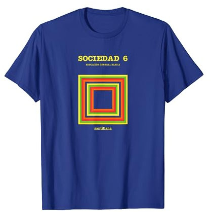 Sociedad 6. Libro EGB. Ochenteras, retro, 80's Camiseta