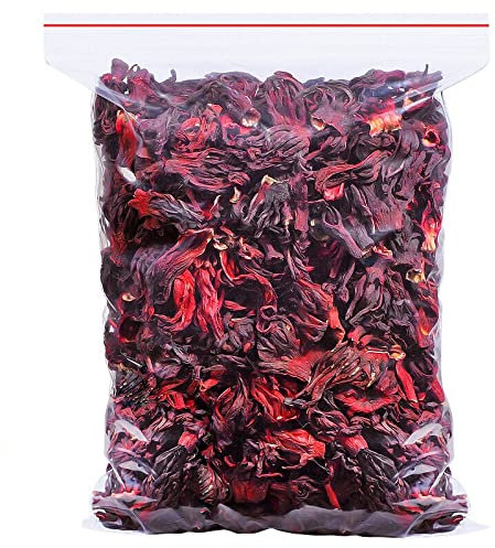 Yunnan Whole Flower Roselle Tea - Natural Red Dried Flower Fruit Tea 3.52oz (100g) - 洛神花茶